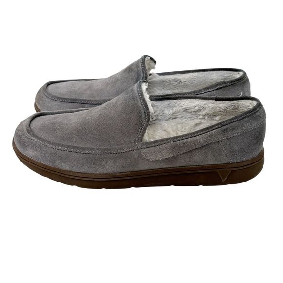 Vionic Gustavo Suede Slipper Loafer Gray Charcoal Size 8.5 - Picture 4 of 7